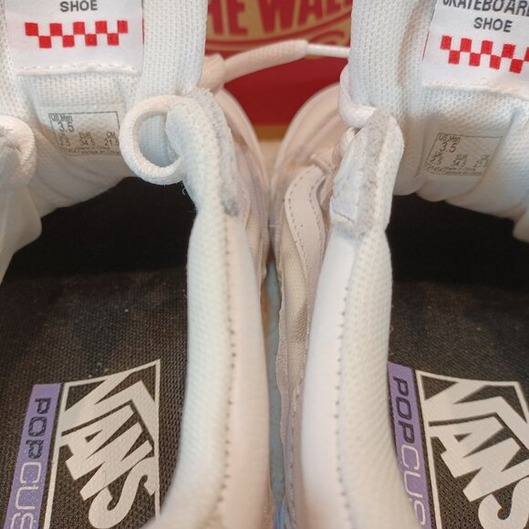 Vans Men's 3.5/Women's 5 Wayvee Triple White Suede Mesh VN0A5JIABGG - Picture 8 of 12